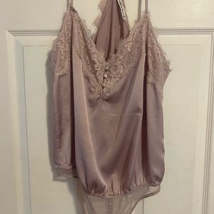 Abercrombie purple lace bodysuit